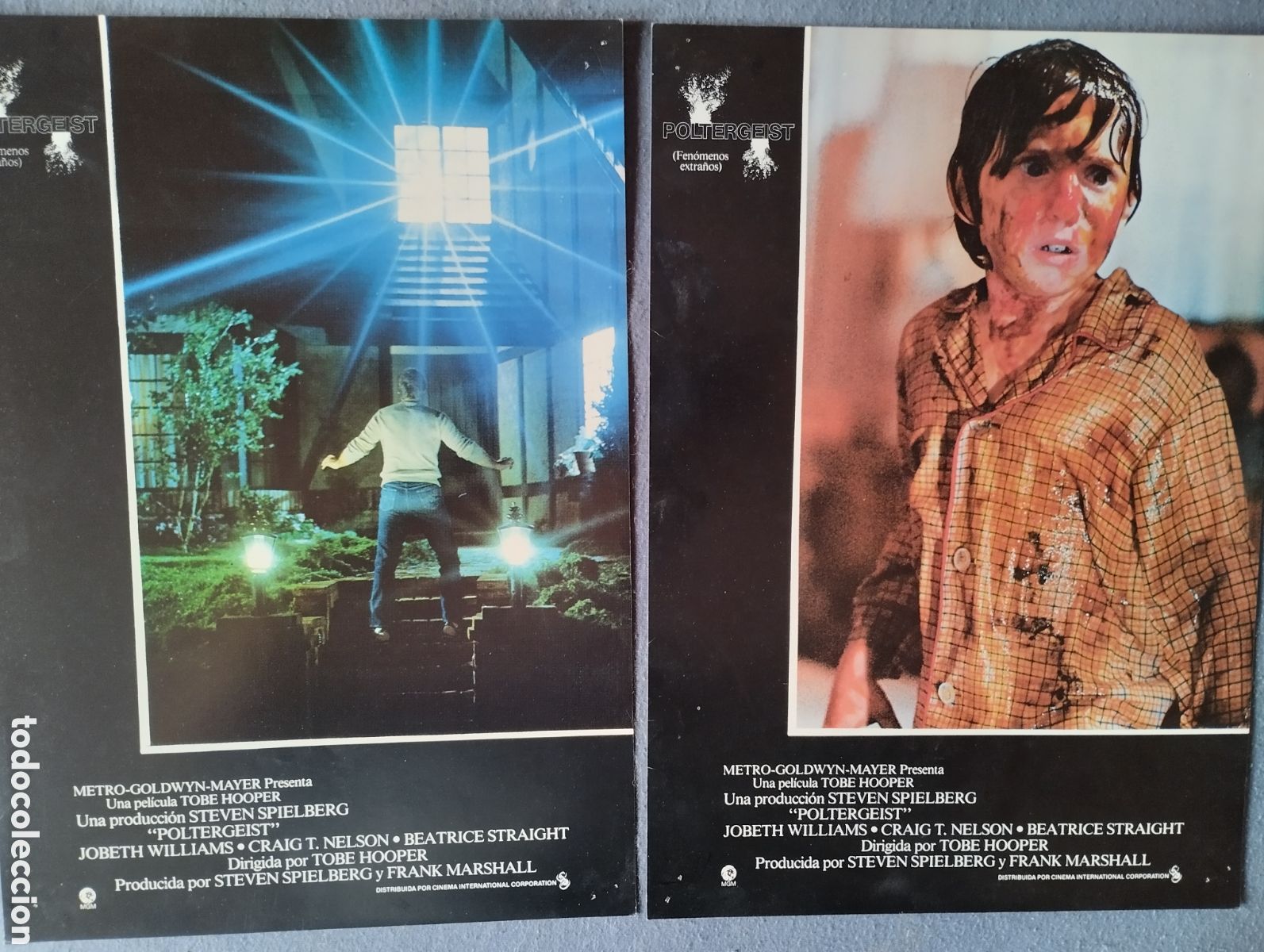 Cine: 12 FOTOCROMOS - POLTERGEIST - SET COMPLETO