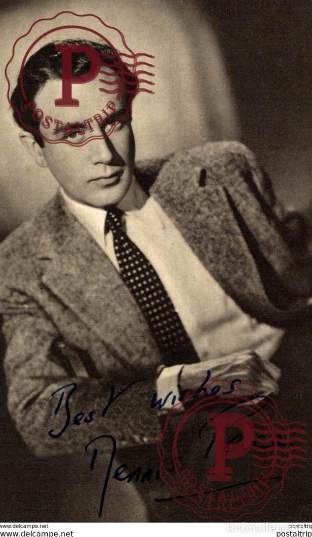 Cine: DENNIS PRICE. ACTOR AUTOGRAFO
