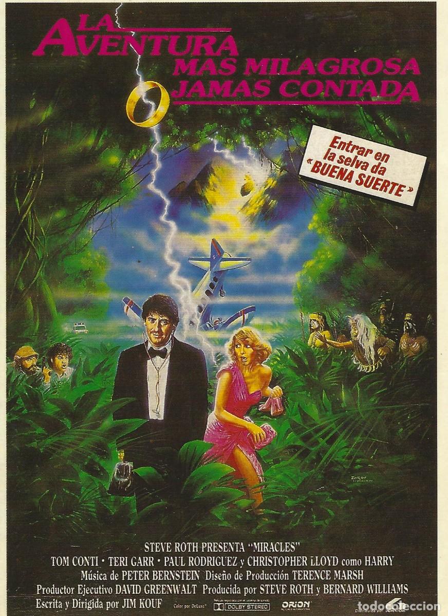 Cine: VC346 LA AVENTURA MAS MILAGROSA JAMAS CONTADA-POSTAL-16 X 11 CM-CARTON