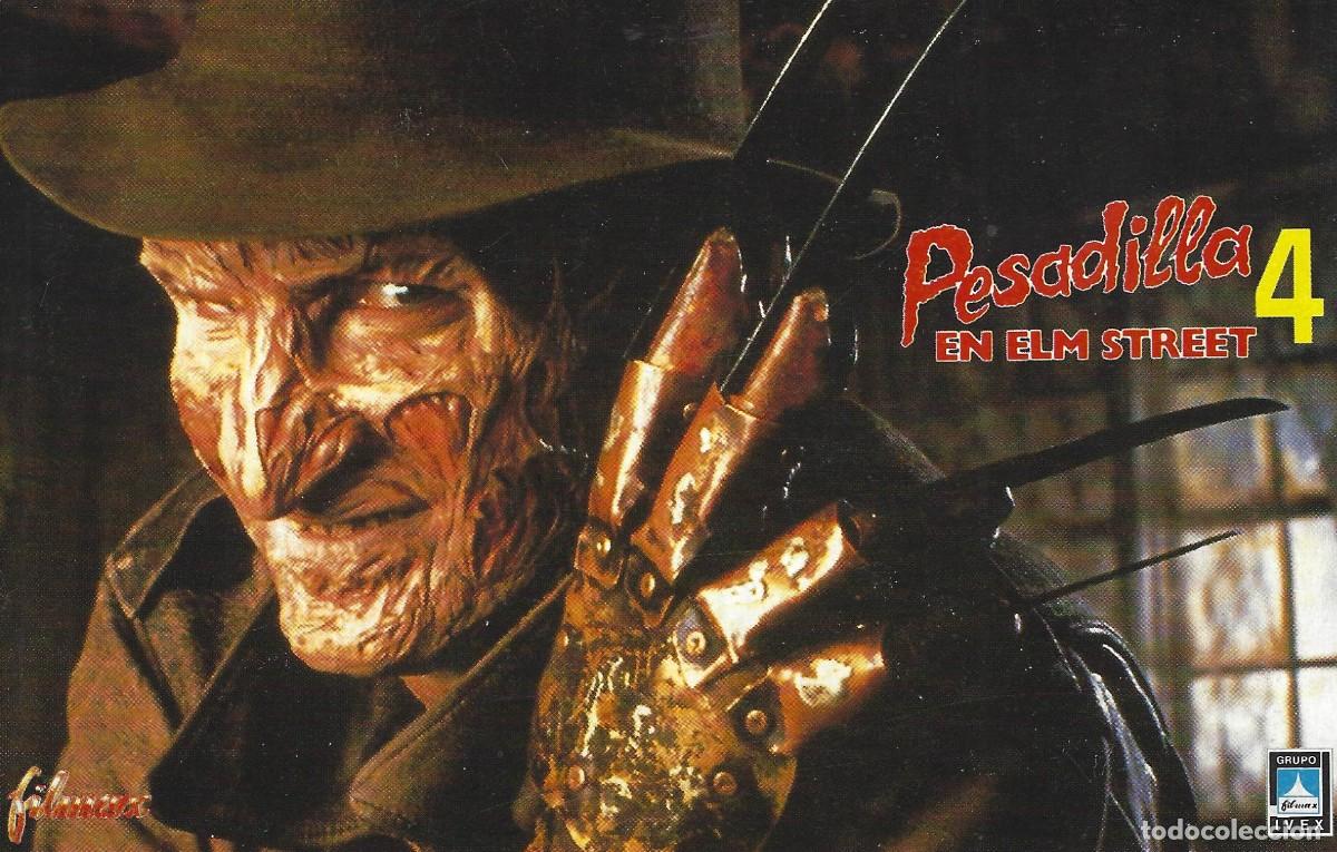 Cine: VC386 PESADILLA EN ELM STREET 4-POSTAL-16 X 11 CM-CARTON