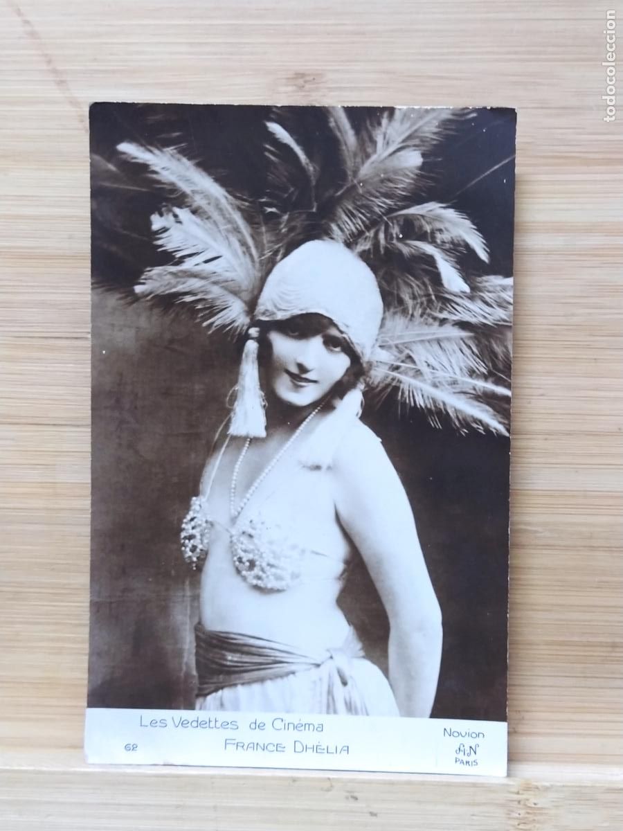 Cine: FRANCE DHELIA - LES VEDETTES DE CINEMA - POSTAL ANTIGUA -(117.049)