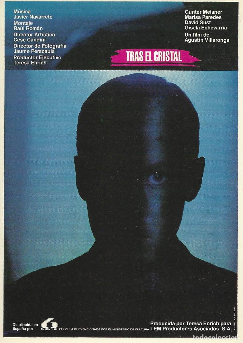 Cine: VC401 TRAS EL CRISTAL-POSTAL-16 X 11 CM-CARTON