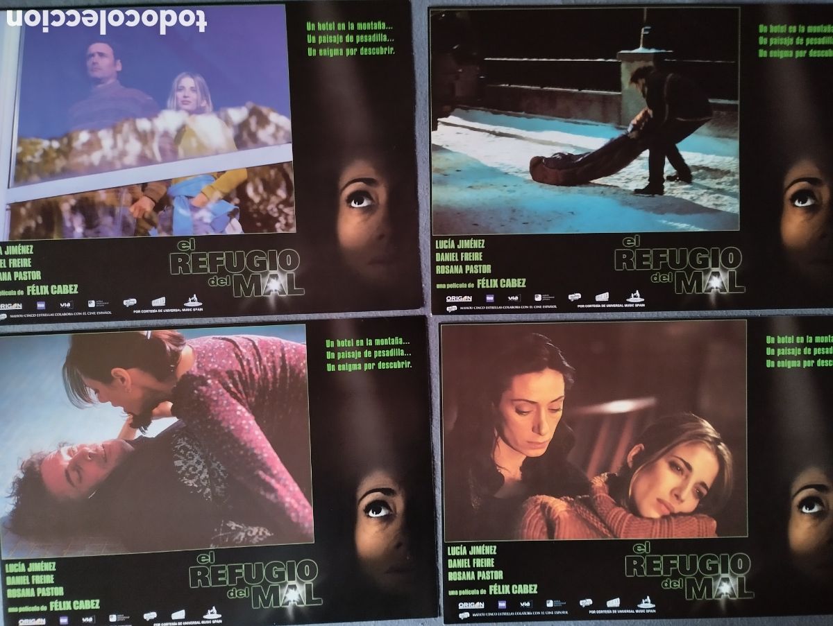 Cine: 8 FOTOCROMOS - EL REFUGIO DEL MAL - SET COMPLETO