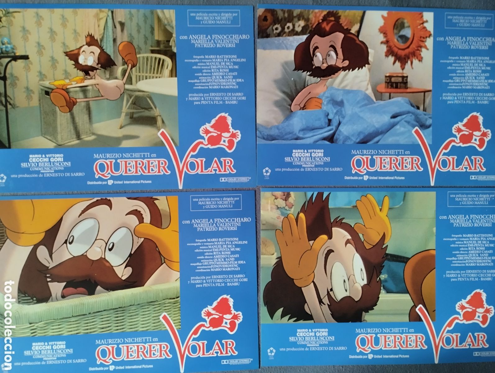 Cine: 12 FOTOCROMOS - QUERER VOLAR - SET COMPLETO