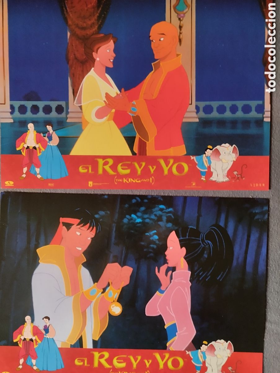 Cine: 10 FOTOCROMOS - EL REY Y YO - SET COMPLETO