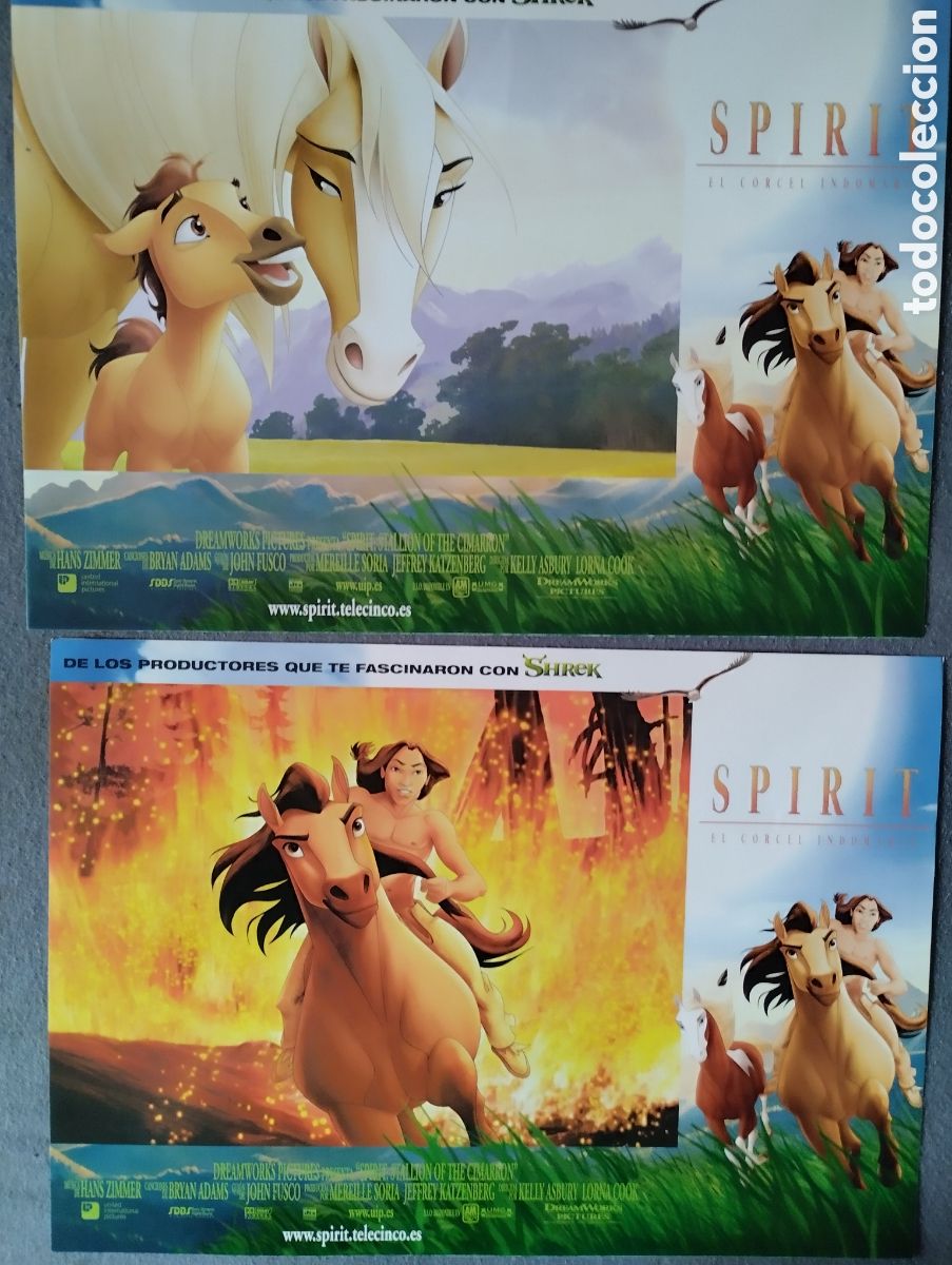Cine: 6 FOTOCROMOS - SPIRIT EL CORCEL INDOMABLE - SET COMPLETO