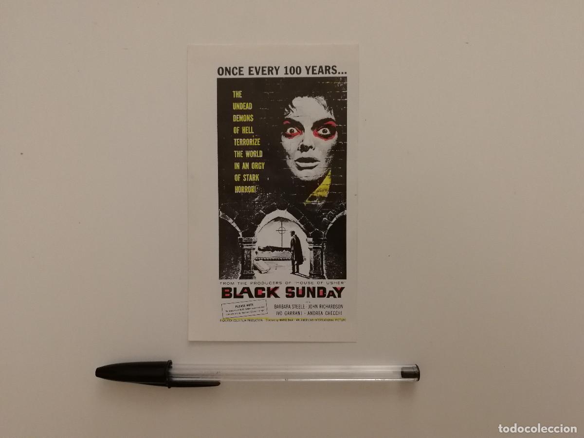 Cine: TARJETA ACARTONADA - LA MASCARA DEL DEMONIO - TERROR - MARIO BAVA - BARBARA STEELE