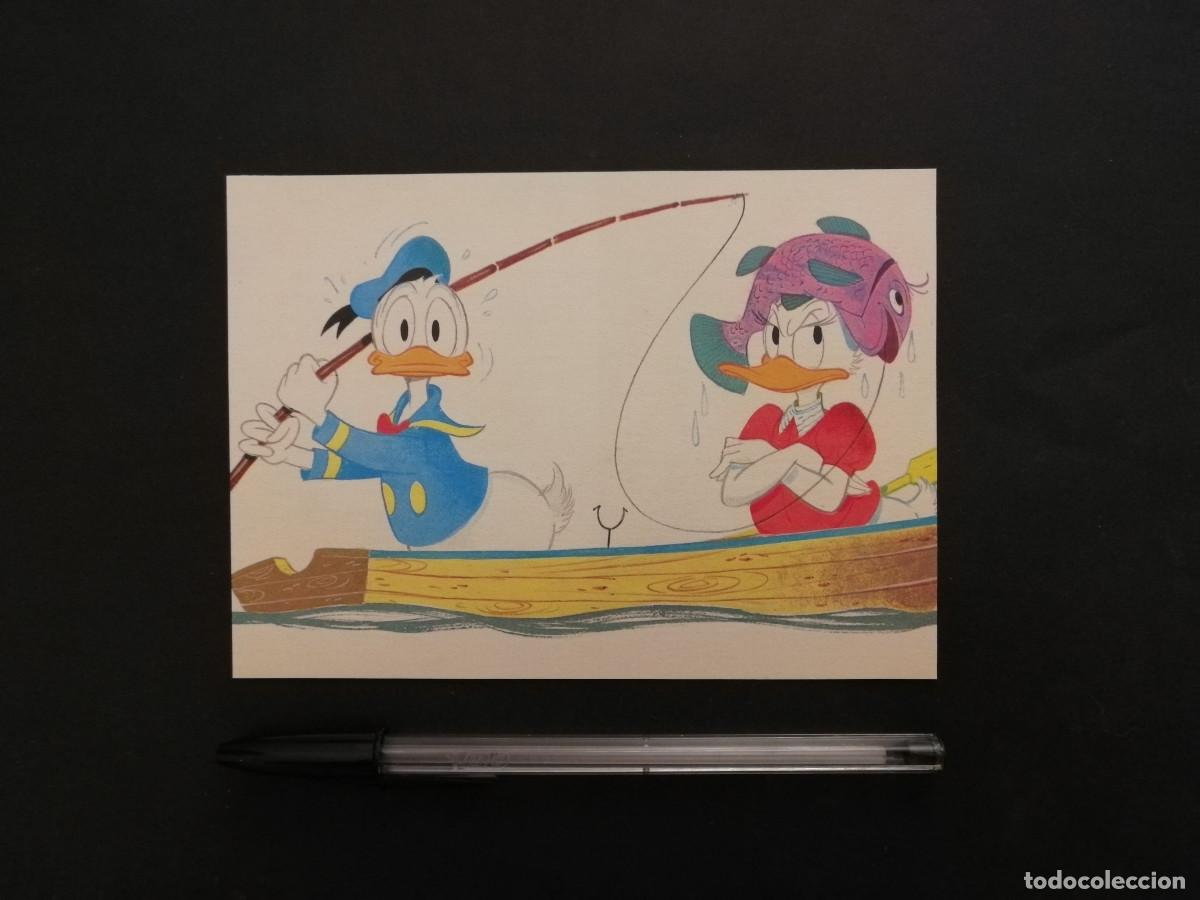 Cine: TARJETA ACARTONADA -10*15- PATO DONALD BARCA - WALT DISNEY