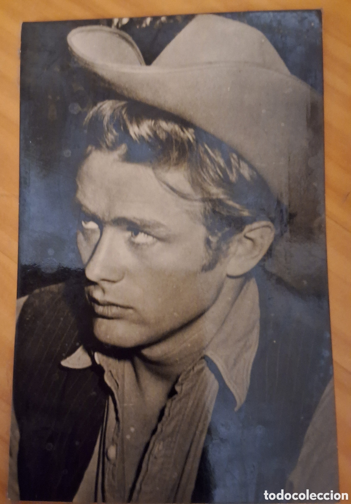 Cine: James Dean postal antigua blanco y negro archivo bermejo