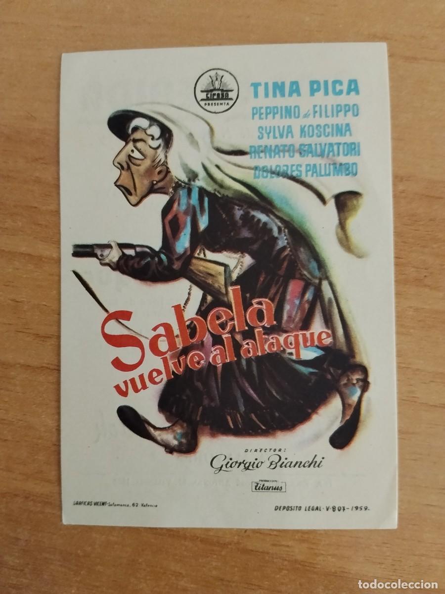 Cine: TURQ-PROGRAMA DE CINE --SABELA VUELVE AL ATAQUE ct