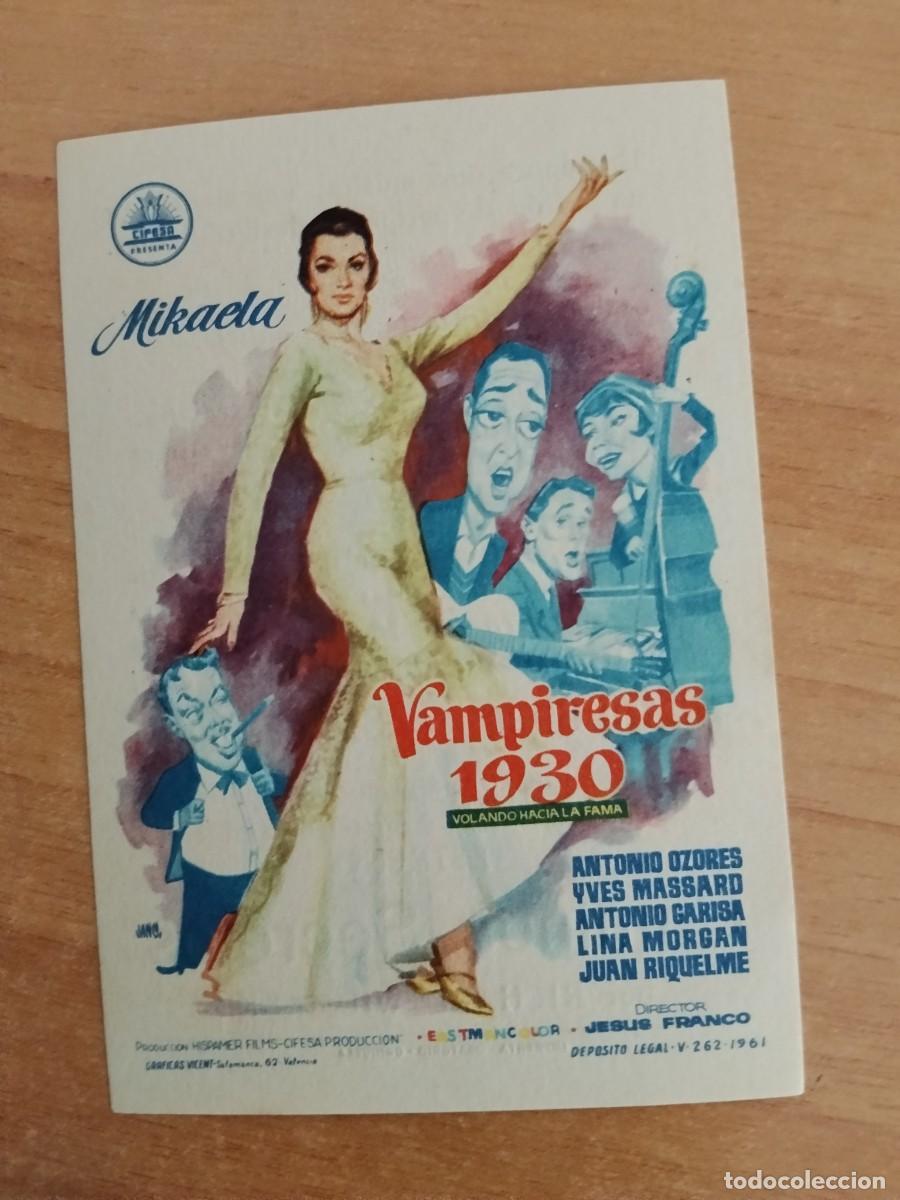 Cine: TURQ-PROGRAMA DE CINE --VAMPIRESAS 1930 ct