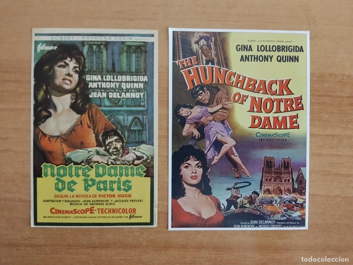 Cine: TURQ-PROGRAMA DE CINE --NOTRE DAME DE PARIS ct