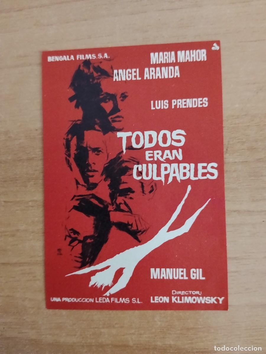 Cine: TURQ-PROGRAMA DE CINE --TODOS ERAN CULPABLES