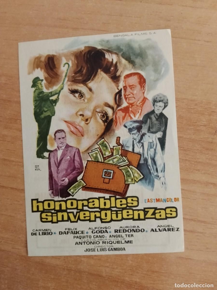 Cine: TURQ-PROGRAMA DE CINE --HONORABLES SINVERGUENZAS ct