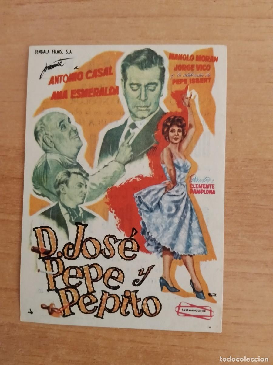 Cine: TURQ-PROGRAMA DE CINE --DON JOSE ,PEPE Y PEPITO ct