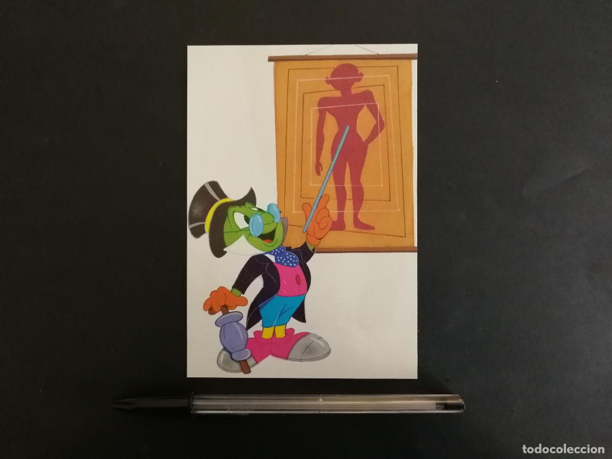 Cine: TARJETA ACARTONADA -9*13- Pepito Grillo Jiminy Cricket - WALT DISNEY