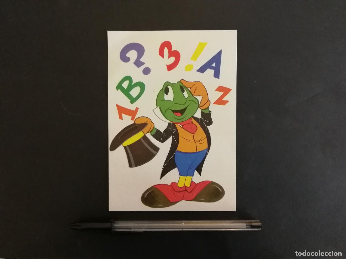 Cine: TARJETA ACARTONADA -9*13- Pepito Grillo Jiminy Cricket - WALT DISNEY