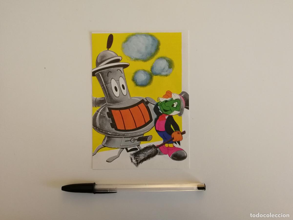 Cine: TARJETA ACARTONADA -9*13- Pepito Grillo Jiminy Cricket robot - WALT DISNEY
