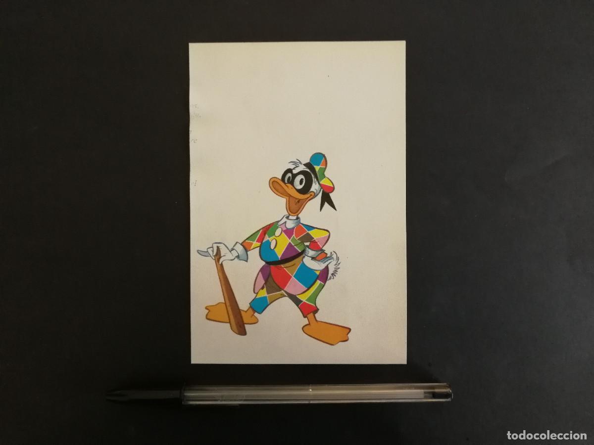 Cine: TARJETA ACARTONADA -9*13- PATO DONALD BUFON - WALT DISNEY