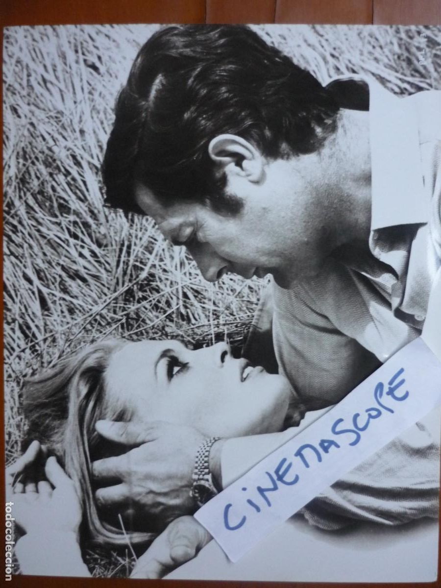 Cine: amantes lovers amanti - foto original b/n - faye dunaway marcello mastroianni