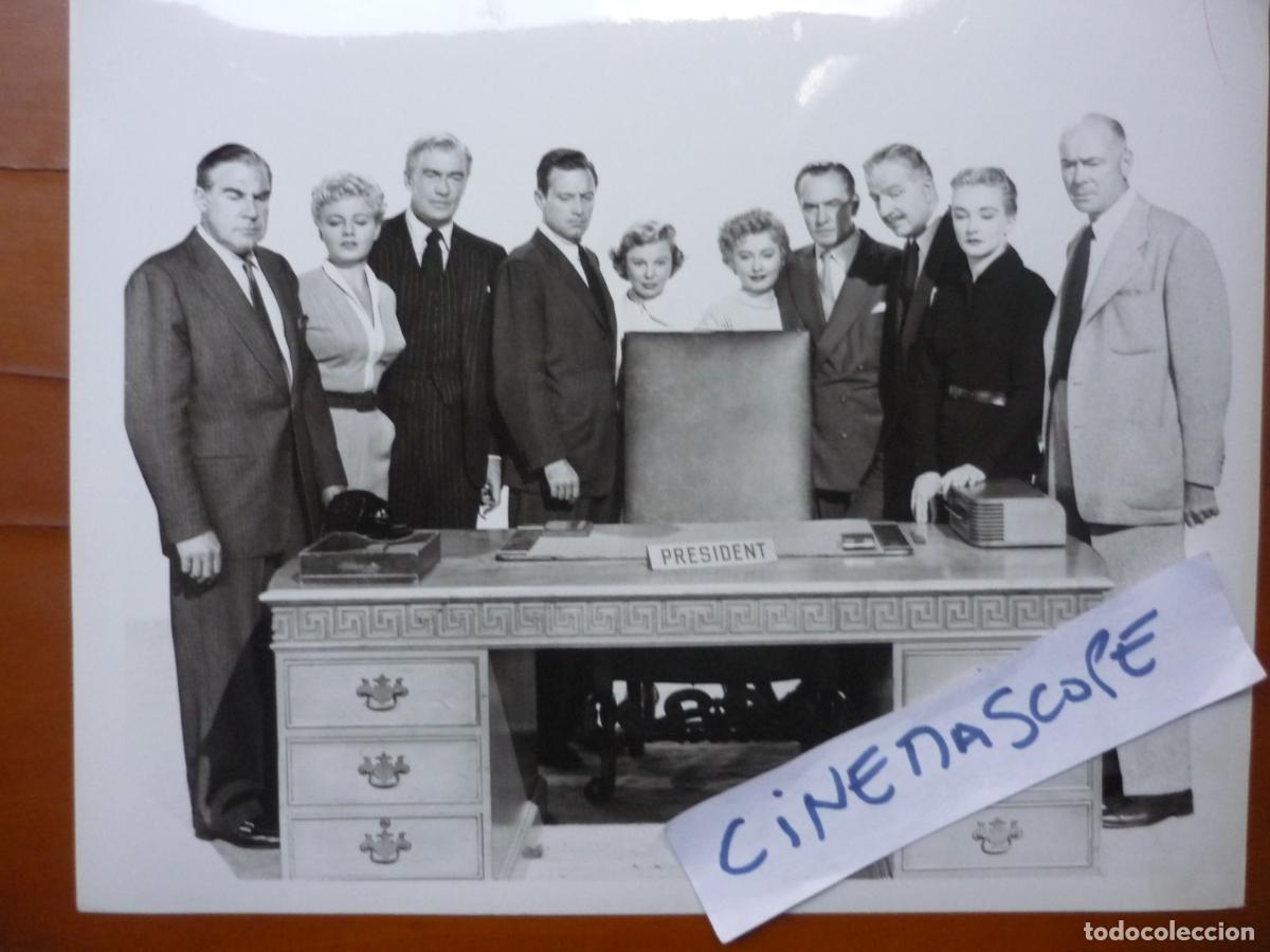 Cine: la torre de los ambiciosos - foto original b/n - willam holden june allyson Barbara Stanwyck