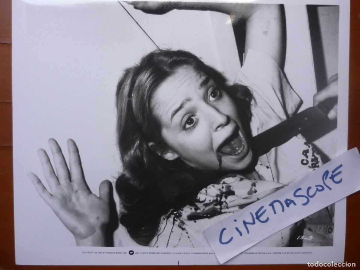 Cine: viernes 13 - foto original b/n - Debra S. Hayes - Friday the 13th