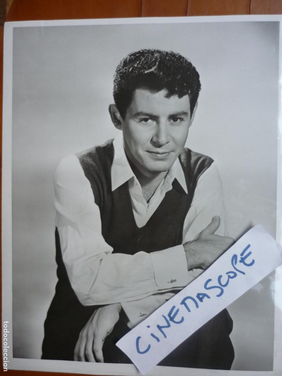 Cine: eddie fisher - foto original b/n - actor and singer