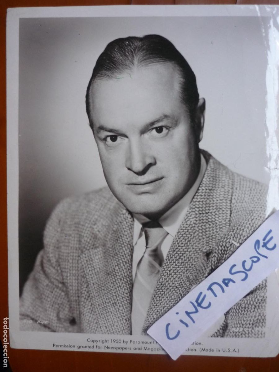 Cine: bob hope - foto original b/n - cinema actor paramount pictures