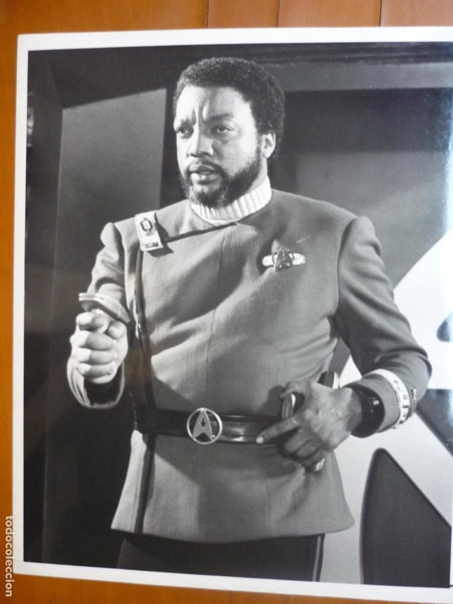 Cinema: paul winfield - foto original b/n - Star Trek II La ira de Khan
