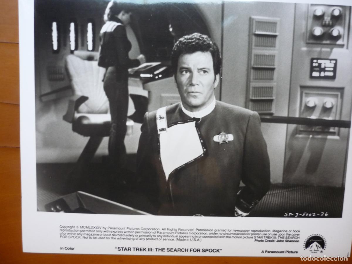 Cinema: willia shatner - foto original b/n - Star Trek III the search for spock