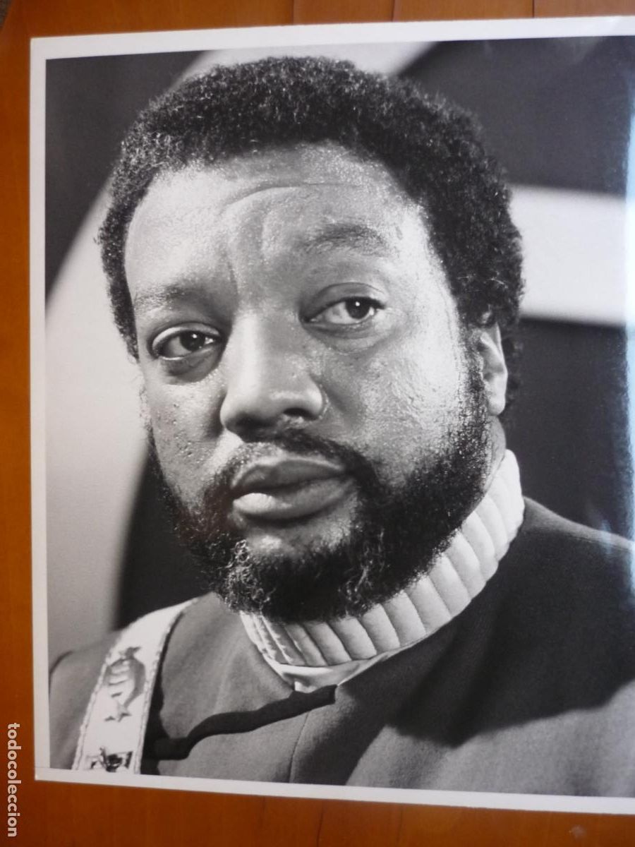 Cinema: paul winfield - foto original b/n - Star Trek II La ira de Khan