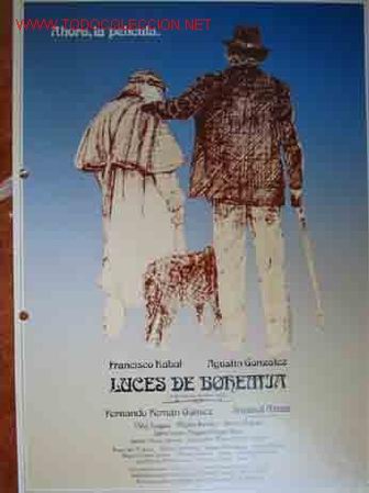 Kino: GUIA DE CINE: LUCES DE BOHEMIA. Francisco Rabal, Agustin Gonzalez, Fernando F.Gomez, Miguel A Diez