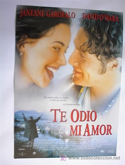 Cine: TE ODIO MI AMOR      10 GUIAS A ELEGIR 25 EUROS . 100 GUIAS 130 EUROS