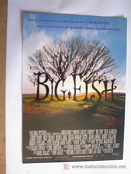 Cinema: BIG FISH       10 GUIAS A ELEGIR 25 EUROS . 100 GUIAS 130 EUROS