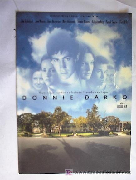 Cinema: DONNIE DARKO       10 GUIAS A ELEGIR 25 EUROS . 100 GUIAS 130