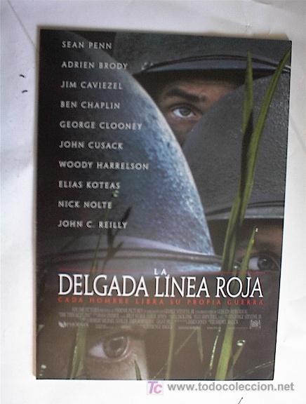 Kino: LA DELGADA LINEA ROJA       10 GUIAS A ELEGIR 25 EUROS . 100 GUIAS 130