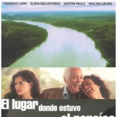 Cine: 'EL LUGAR DONDE ESTUVO EL PARAÍSO', CON FEDERICO LUPPI. 2 HOJAS.. Lote 5510182