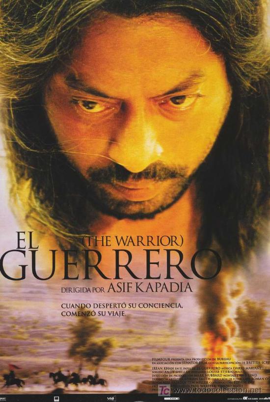 Cinema: 'El guerrero'. India. 2 hojas.