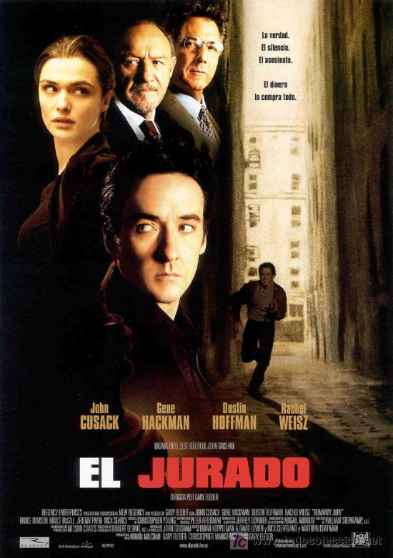 Cine: El jurado, con John Cusack. 2 hojas. - Foto 1