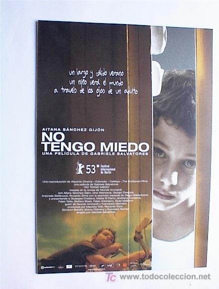 Cinema: NO TENGO MIEDO