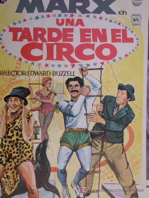 Cine: LOS HERMANOS MARX EN UNA TARDE EN EL CIRCO
