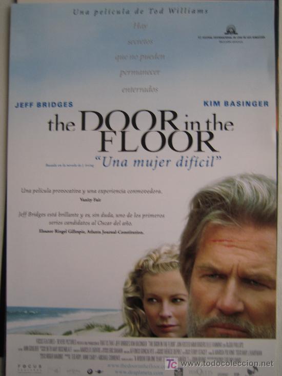 Kino: Una mujer dificil - The Door in the floor guia publicitaria original Kim Basinger jeff bridges