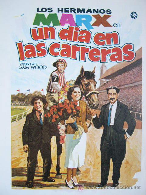 Cine: UN DIA EN LAS CARRERAS. HERMANOS MARX