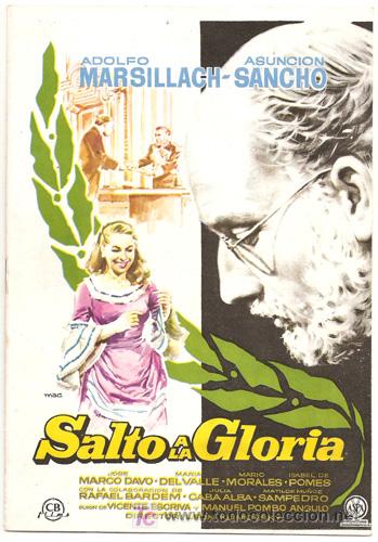 Cin&eacute;ma: G0692 SALTO A LA GLORIA ADOLFO MARSILLACH LEON KLIMOVSKY GUIA ORIGINAL ESTRENO CB