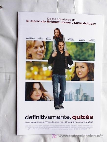 Cine: DEFINITIVAMENTE QUIZAS - Foto 1