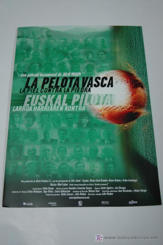 Cinema: Guia publicitaria - La pelota vasca - Julio Medem - Cine espa&ntilde;ol