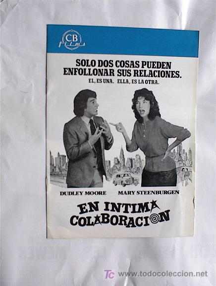 Cinema: EN INTIMA COLABORACION