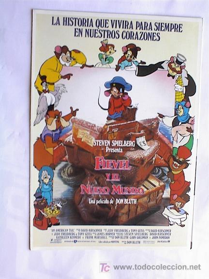 Cinema: FIEVEL Y EL NUEVO MUNDO