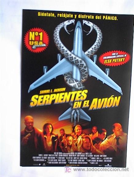 Cine: SERPIENTES EN EL AVION