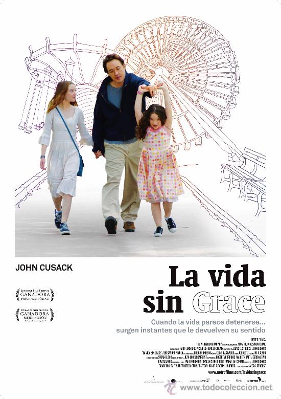 Cine: La vida sin Grace, con John Cusack. 2 hojas. - Foto 1